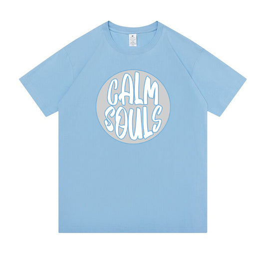 “Carolina Blue” Calm Souls Tee
