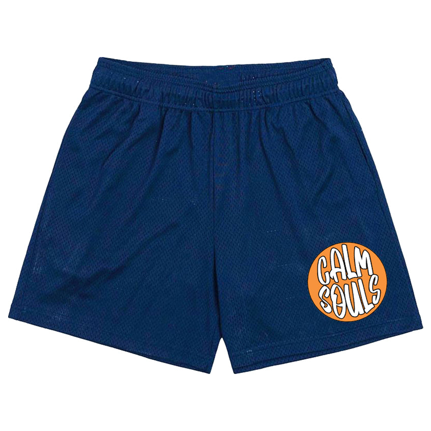 “Navy” Mesh Shorts